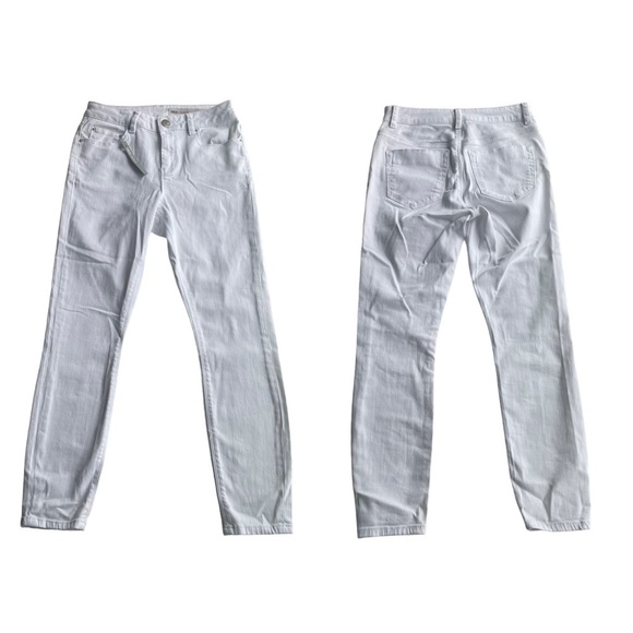 ASOS Denim Skinny Jeans White Size 26 XSmall Mid rise NWT Stretch - Picture 8 of 8
